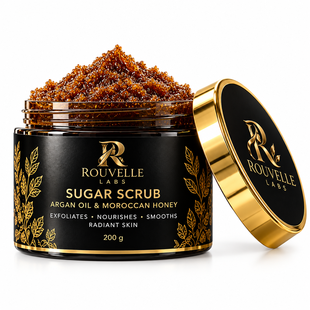Rouvelle Labs Sugar Scrub - White Background